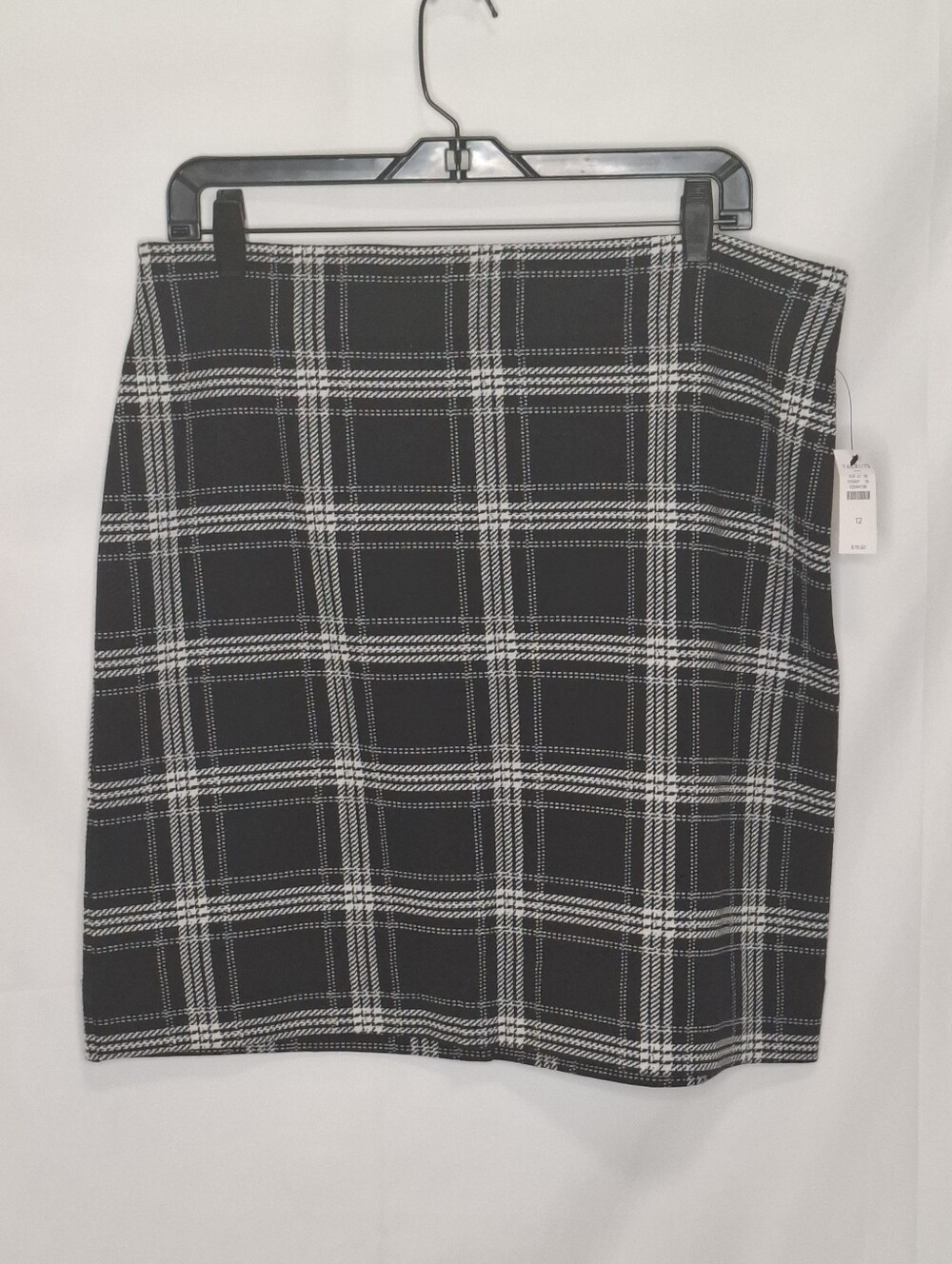 Talbots Black And White Skirt Size 12 NWT